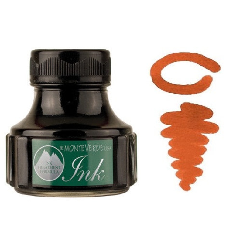 Monteverde 90ml Gemstone Fountain Pen Ink Bottle, Fireopal