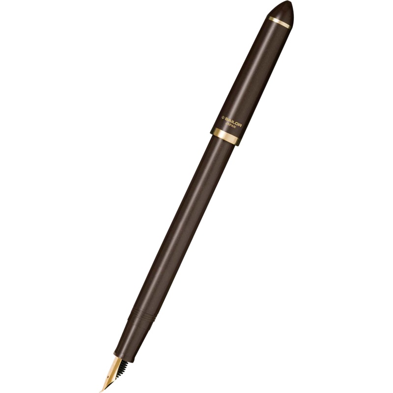 Sailor Compass Calligraphy Pen – Fude De Mannen – Pearl Brown – 40 degree