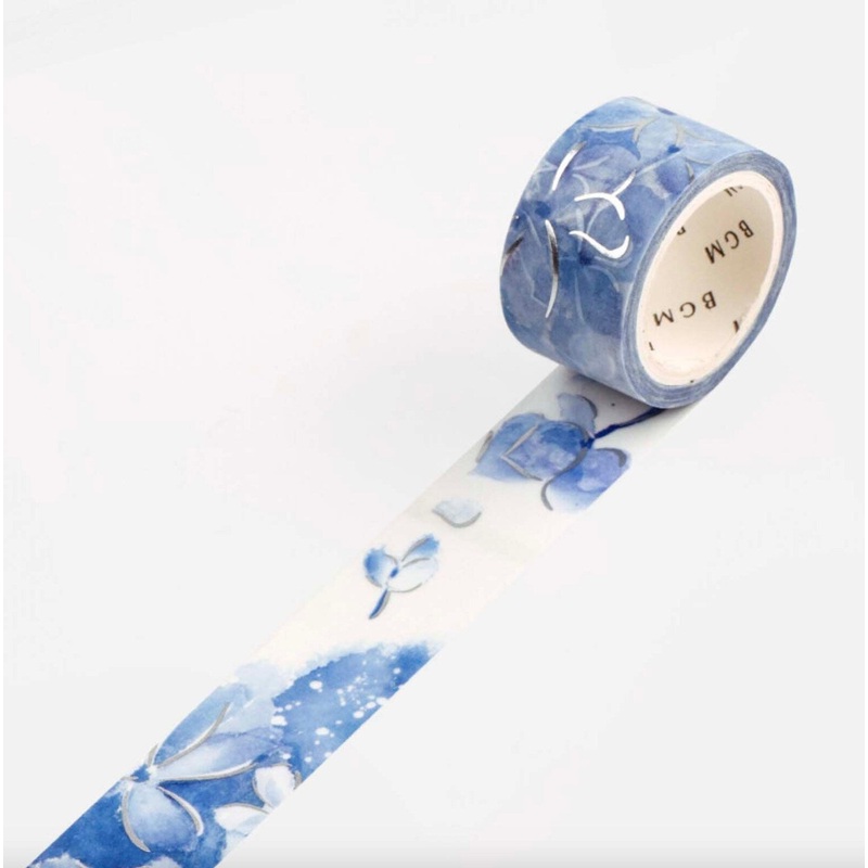 BGM – Washi Tape – Watercolor Flower Hydrangea