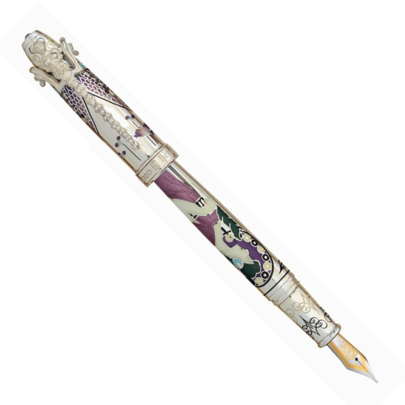 David Oscarson 25th Anniversary Amathyst Fountain Pen F