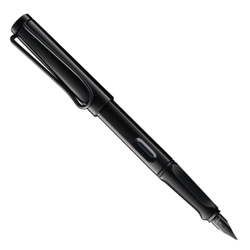 LAMY Safari Multi All Black Fountain Pen Extra Fine (EF)