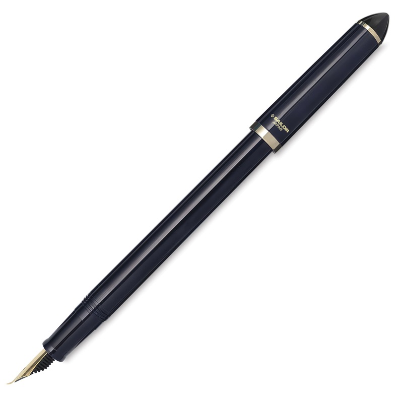 Sailor Fude de Mannen 40 Angle Nib Fountain Pen – Dark Blue