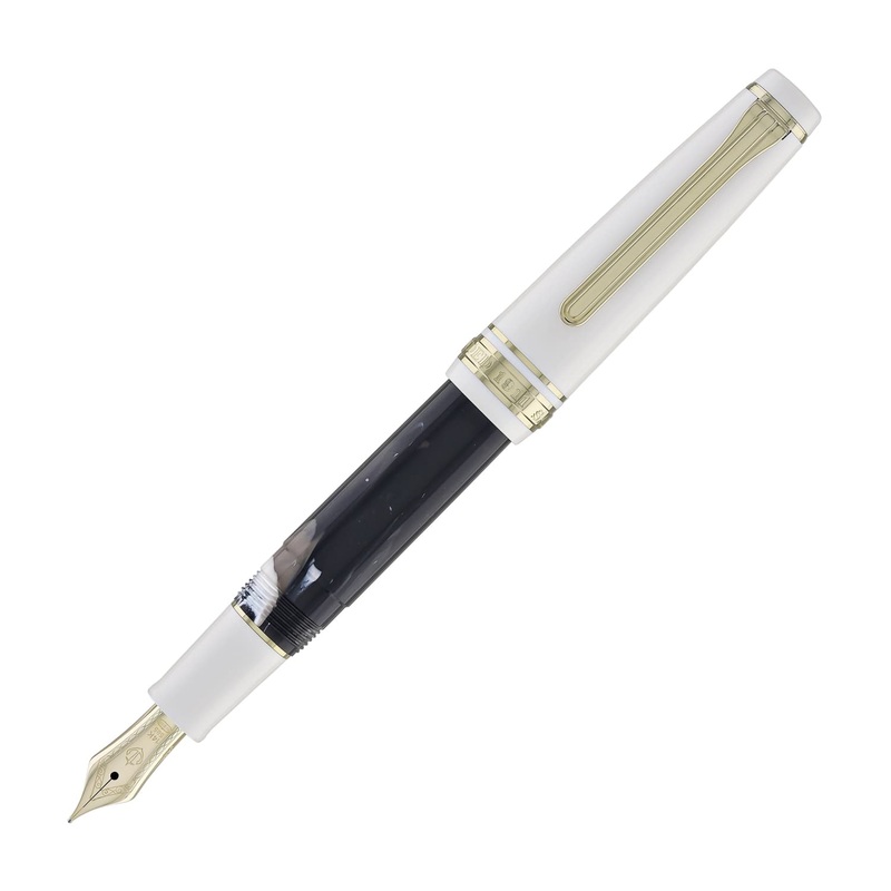 Sailor Professional Gear Slim Mini ‘Recontre’ #3 Series Fountain Pen in Lapin – 14Kt Gold Medium Fine Nib