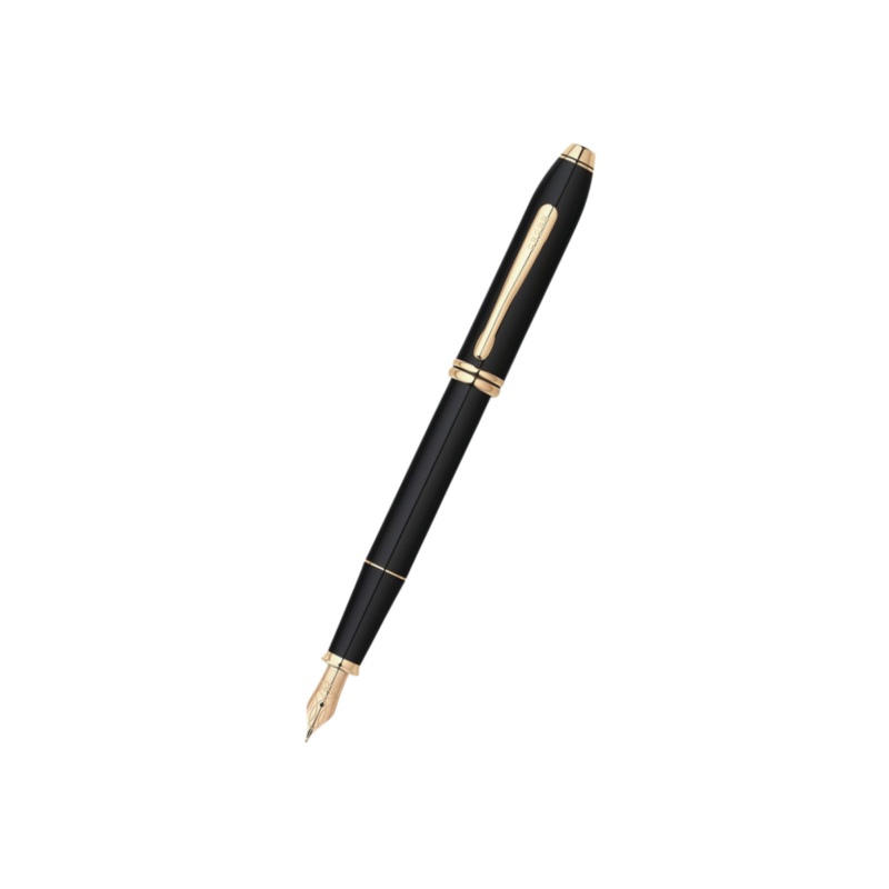 Cross Townsend Classic Black Lacquer Fountain Pen Medium