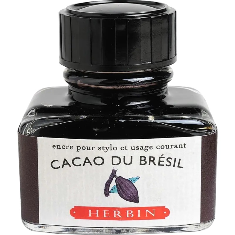 J. Herbin 30ml Fountain Pen Cacao Du Bresil Bottled Ink