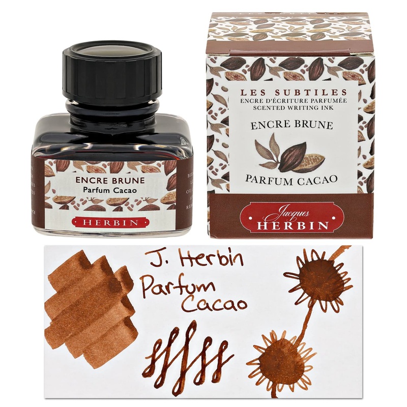 J. Herbin Brown Cocoa Scented Bottled Fountain Pen Ink – 30 mL