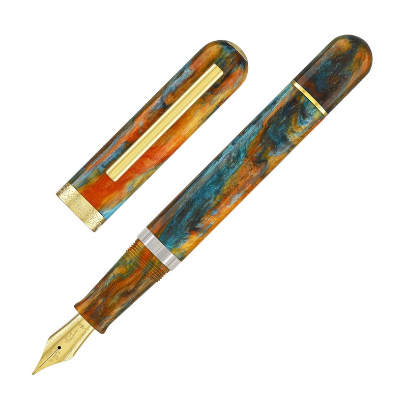 Nahvalur Nautilus Voyage Fountain Pen in Summer Fine