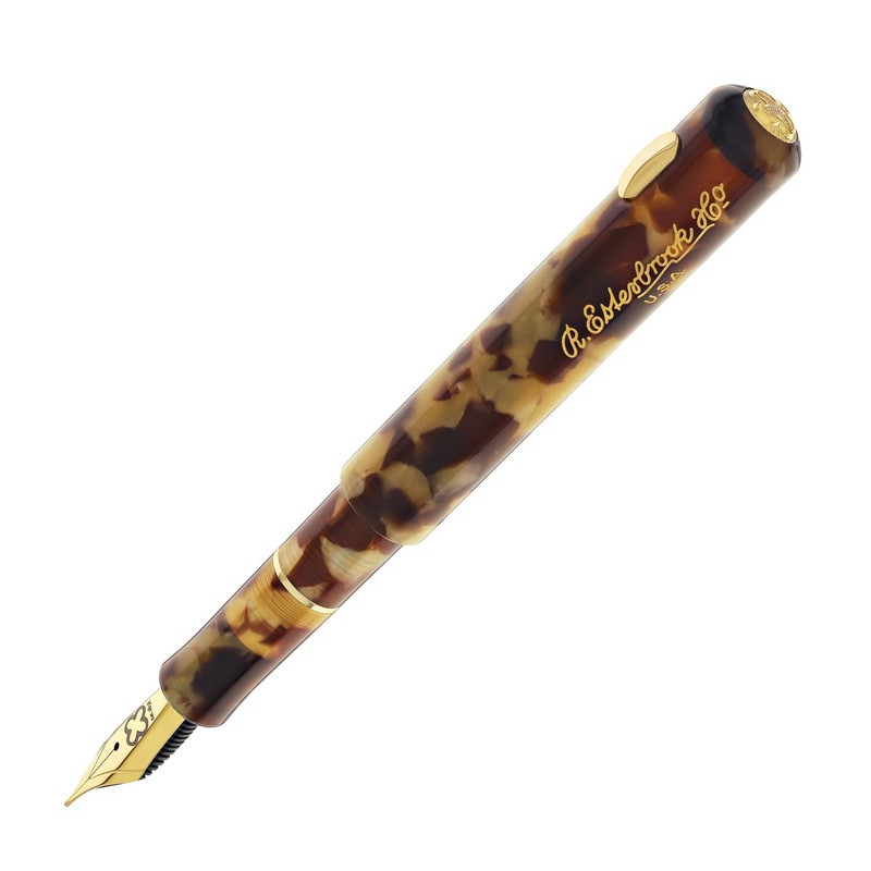 Esterbrook Niblet Fountain Pen in Tortoise with Gold Trim Techo