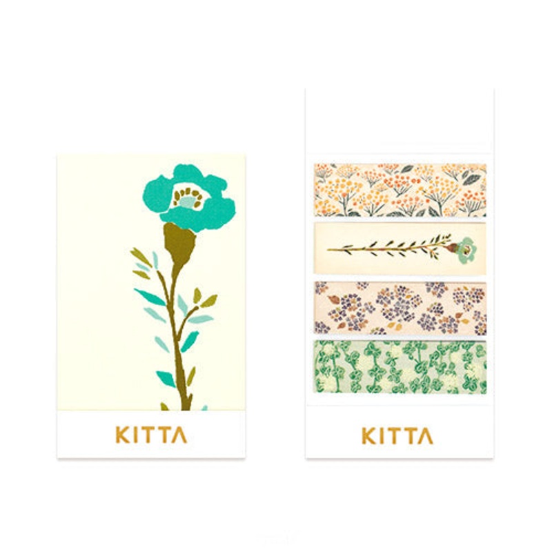 KITTA Washi Tape Flower 4