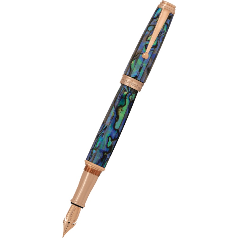 Monteverde Invincia Deluxe Fountain Pen – Abalone Rosegold Trim – Limited Edition Extra-Fine