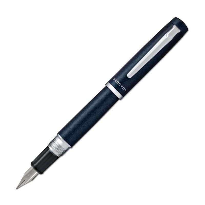 Platinum Procyon Fountain Pen in Deep Sea Medium