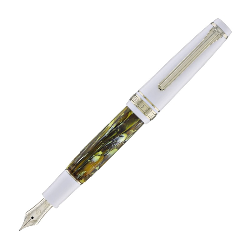 Sailor Professional Gear Slim Mini ‘Rencontre’ #4 Series Fountain Pen in L’ helianthe (The Sunflower) – 14k Gold Medium Fine Point