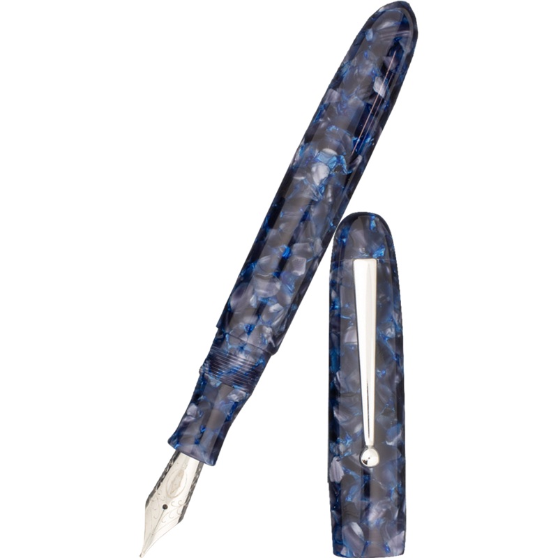 Edison Collier Fountain Pen – Nighthawk – 18K Nib Extra-Fine