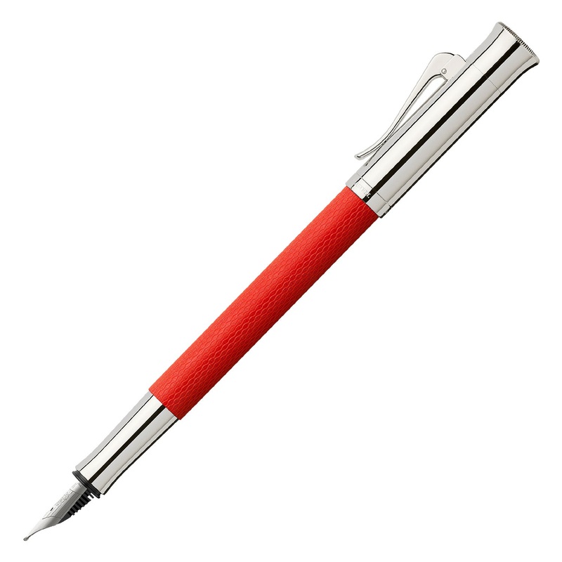 Graf Von Faber-Castell Guilloche Fountain Pen – India Red Fine
