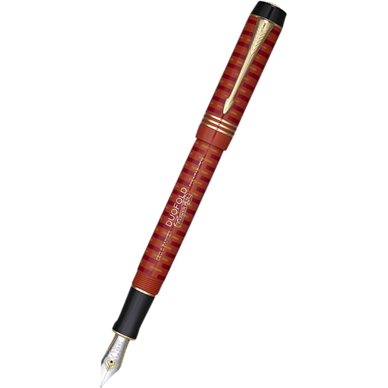 Parker Duofold Fountain Pen – Special Edition – Big Red – Gold Trim – Centennial Medium