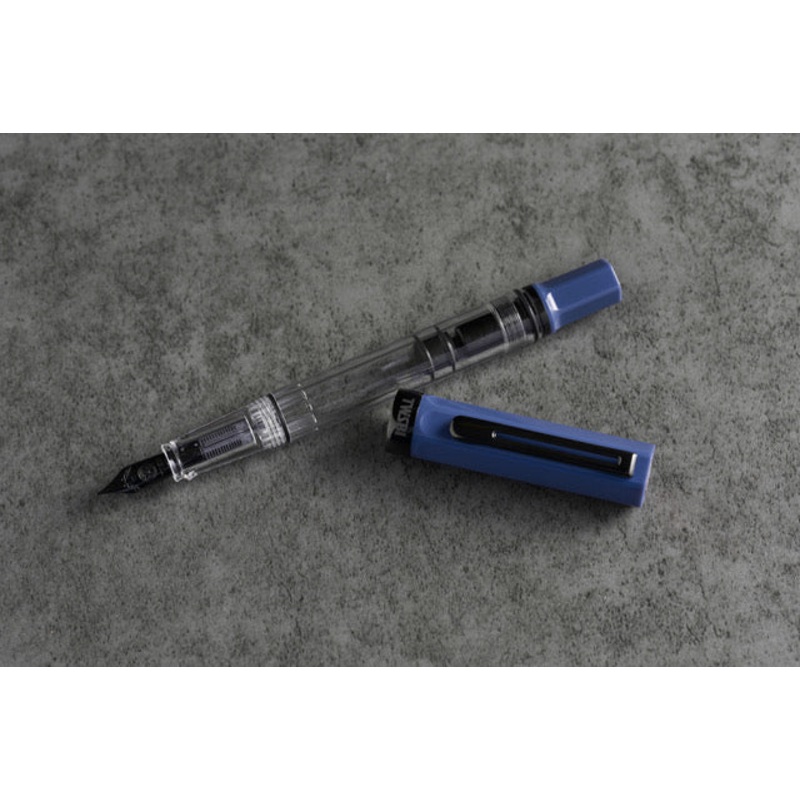 TWSBI ECO Fountain Pen Slate Blue with Onyx Extra Fine