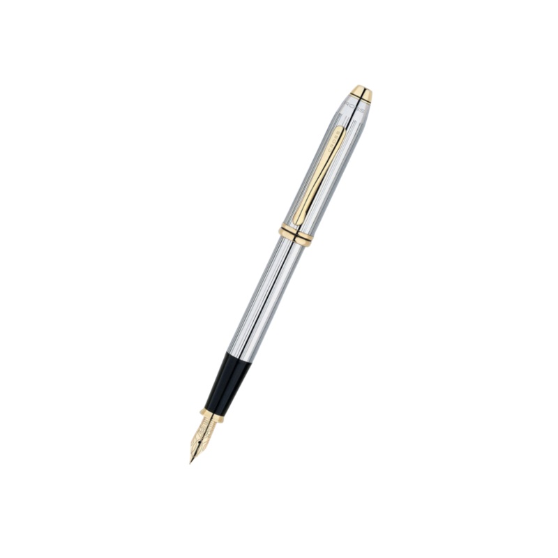 Cross Townsend Medalist Chrome Fountain Pen Fine