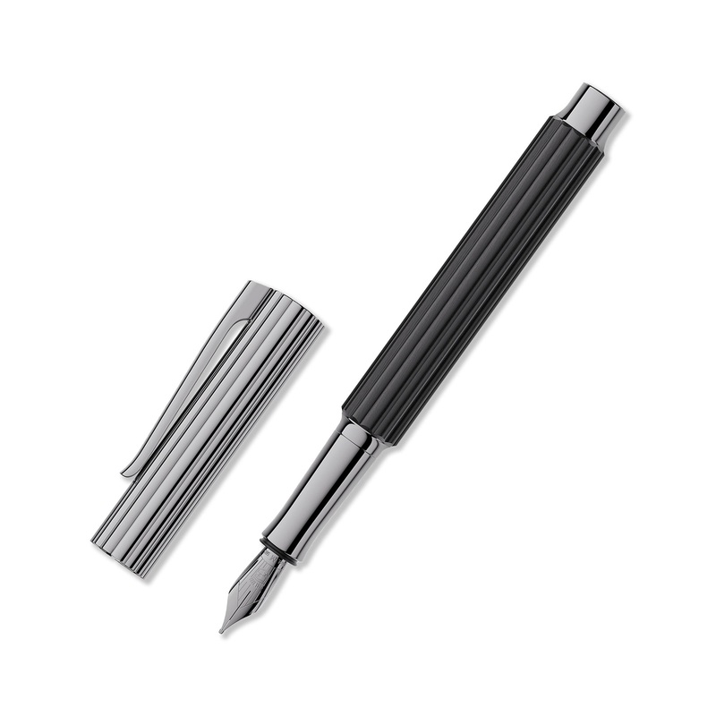 Graf von Faber-Castell Bloom Ebony Fountain Pen Extra Fine