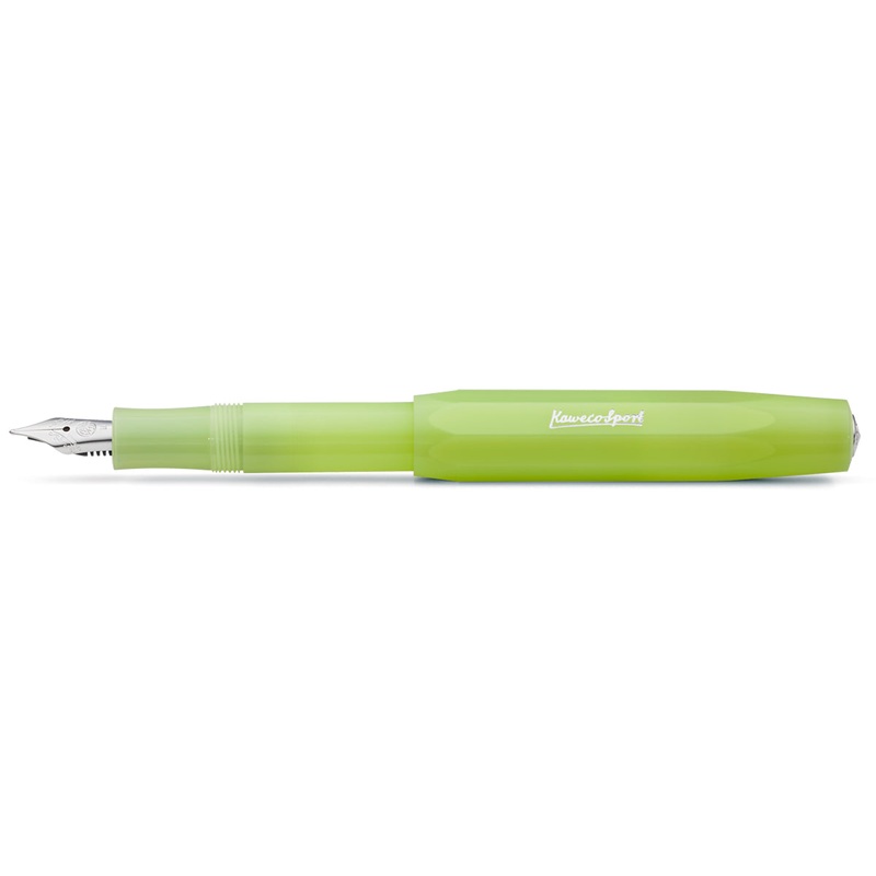 Kaweco Frosted Sport Fountain Pen – Fine Lime Extra-Fine