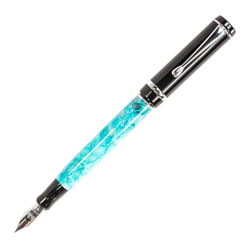 Conklin Duragraph Fountain Pen – Turquoise Nights Omniflex