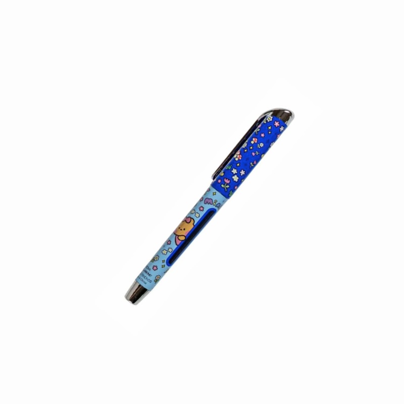 Itoya Line Friends Minini Blade Fountain Pen in Blue (Chonini)