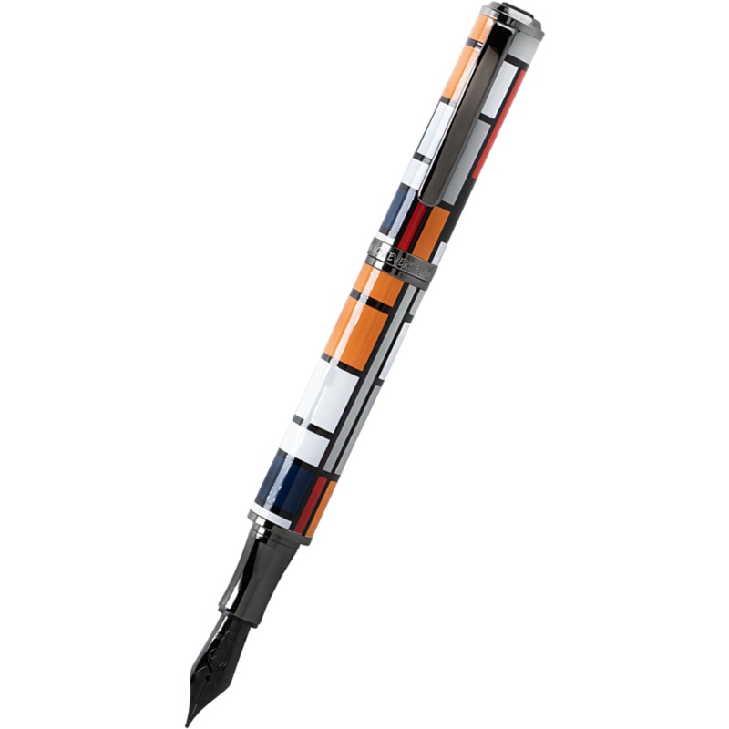 Monteverde Regatta Mondrian Limited Edition 921 Fountain Pen with ink. Extra Fine