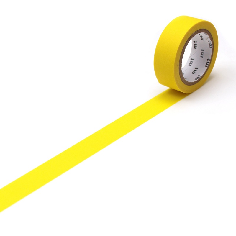 MT Basic Washi Tape Matte Yellow