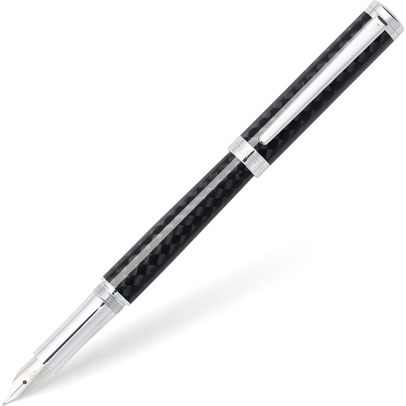 Sheaffer Intensity Fountain Pen, Carbon Fiber , Broad Nib