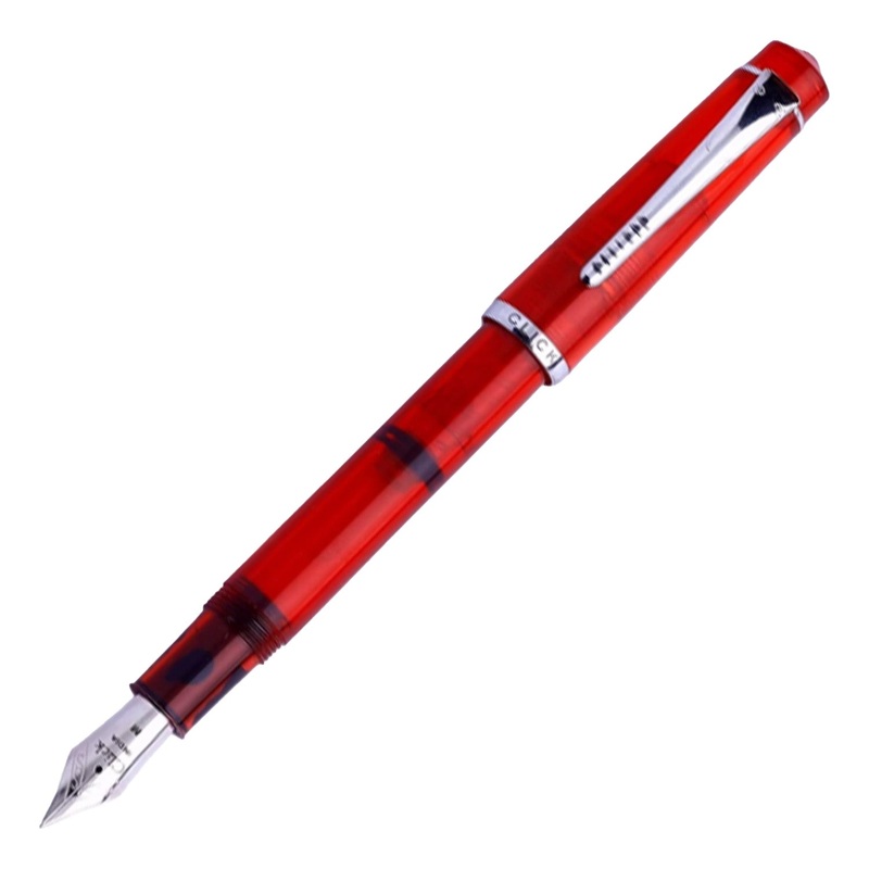 Click President Fountain Pen – Demo Red CT Fine