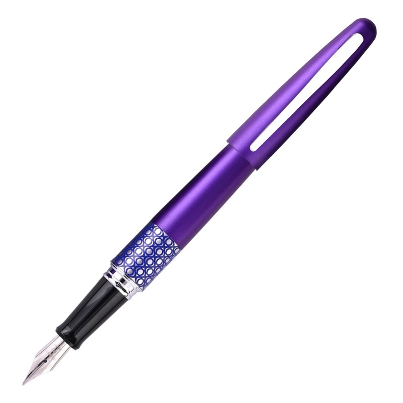 Pilot Metropolitan Retro Pop Fountain Pen – Purple Ellipse CT Fine
