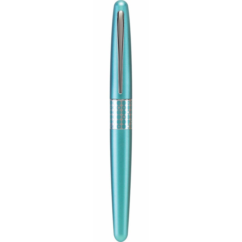 Pilot Retro Pop MR Metropolitan Fountain Pen – Aquamarine / Dots Fine