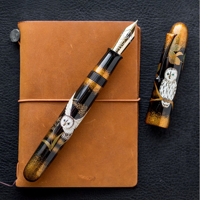 Namiki Emperor Maki-e Fountain Pen – The Owl Medium