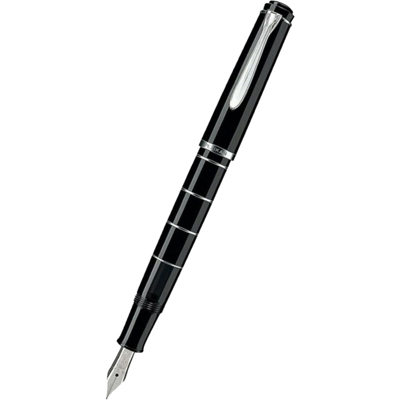 Pelikan Tradition Fountain Pen – M215 Black/Rings Extra Fine