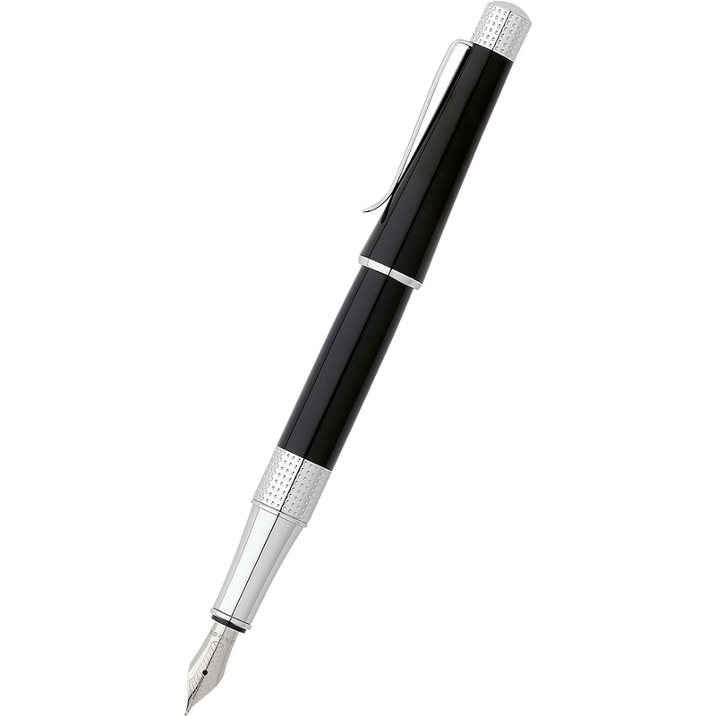 Cross Beverly Fountain Pen – Black Lacquer – Medium