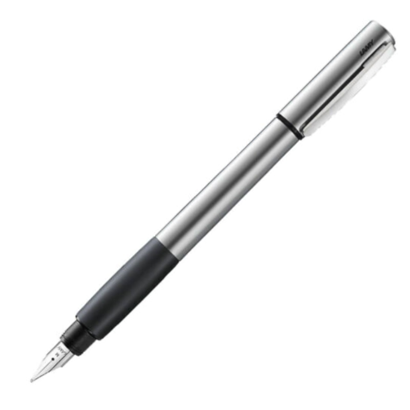 LAMY accent Fountain Pen – Aluminum and Black Extra-Fine