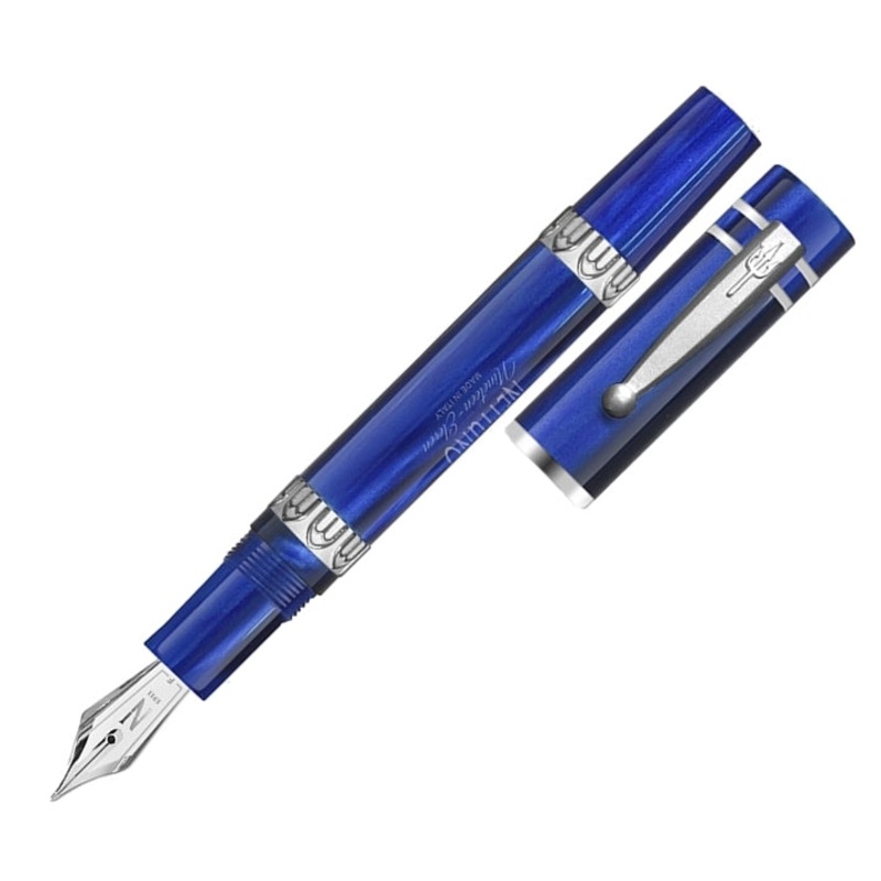 Nettuno 1911 Fountain Pen, Oceano Deep Blue, Medium Nib