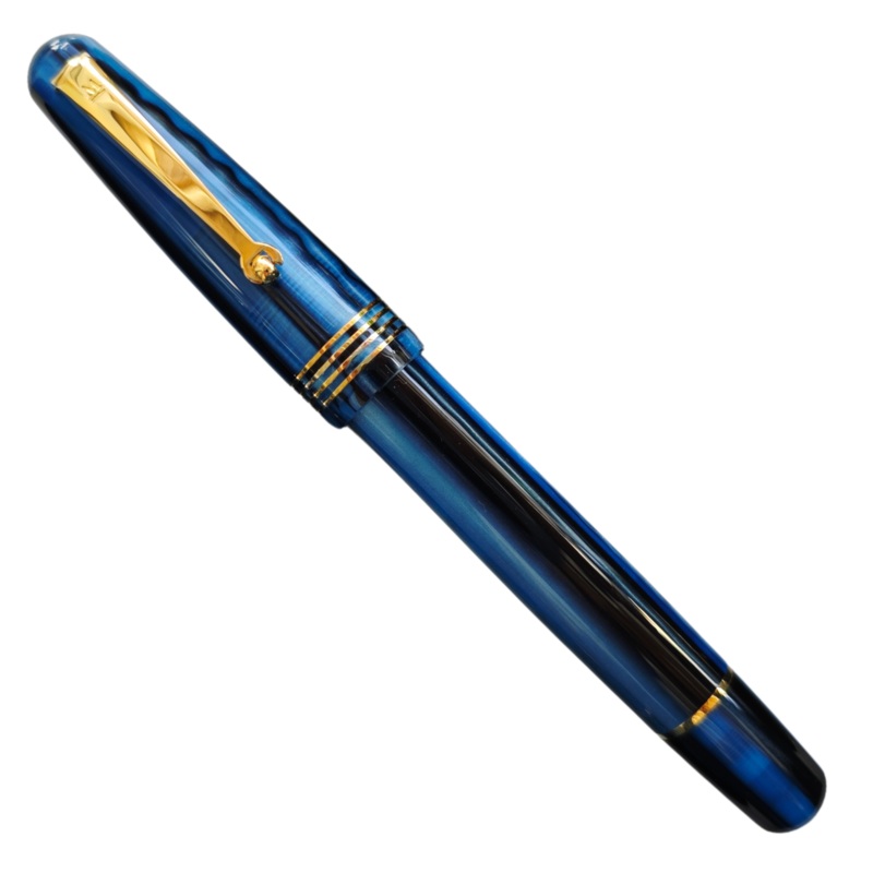 Molteni M54 Plus LE  Blueline Gold Fountain Pen Extra Fine (EF)