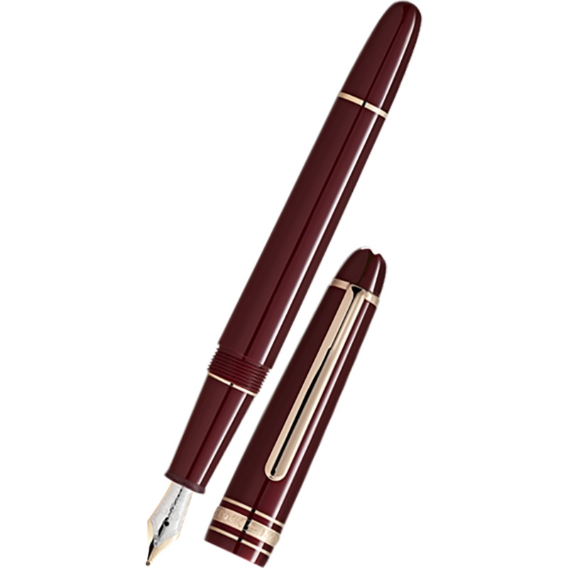 Montblanc 145 Meisterstuck Fountain Pen – Burgundy (2025 release) Fine