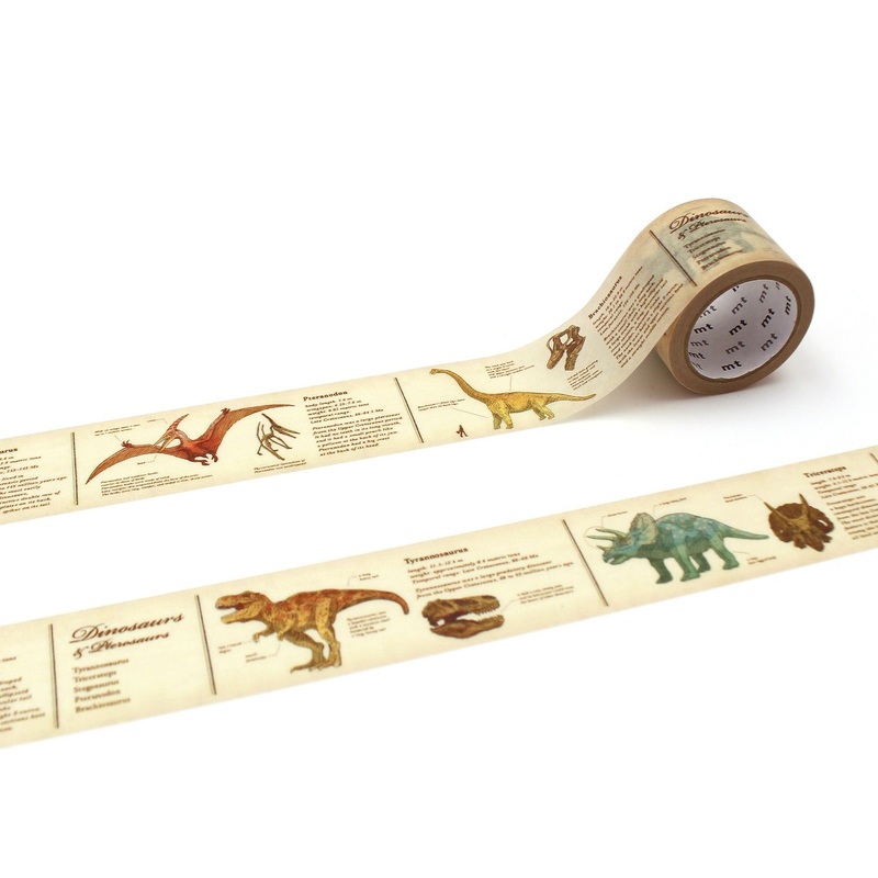 MT EX Washi Tape – Encyclopedia Dinosaur