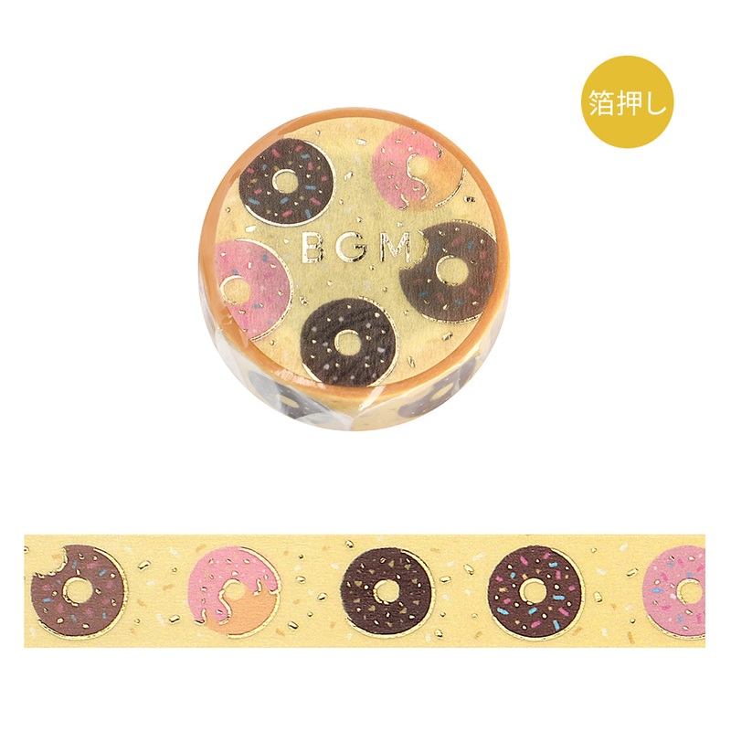 BGM Foil Stamping Masking Tape – Afternoon Doughnuts