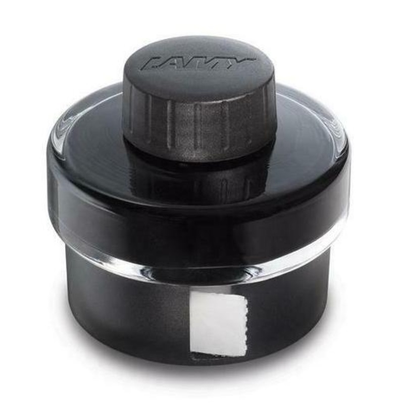 Lamy 50ml Fountain Pen Ink Bottle With Blotter Paper, Black