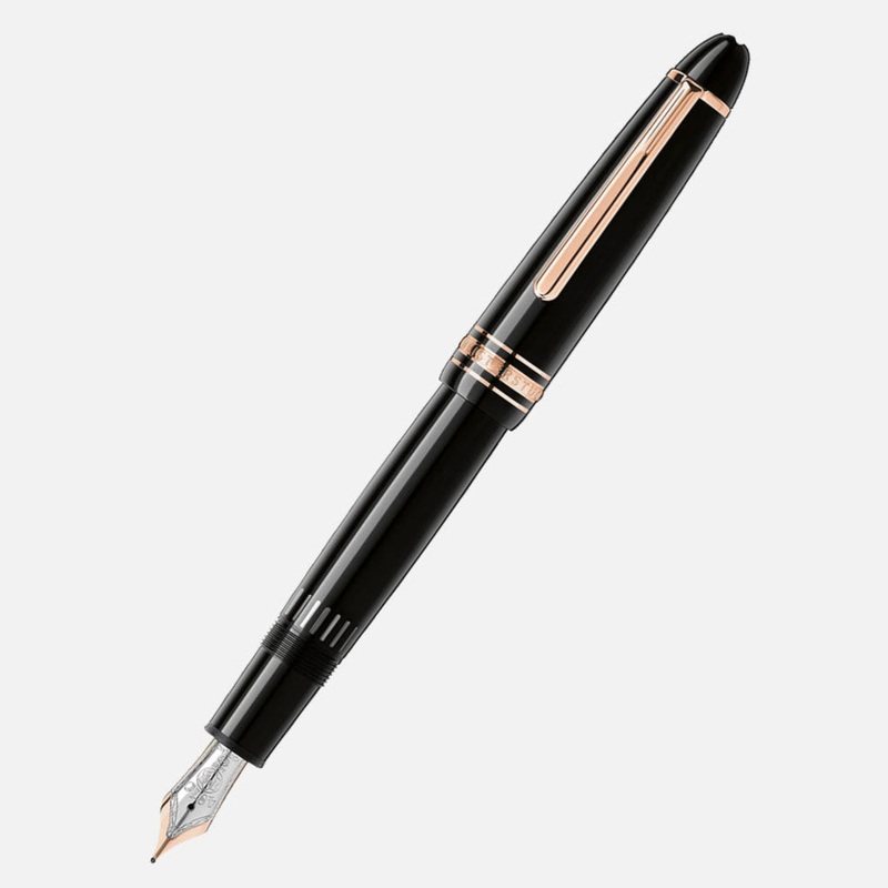 Montblanc Meisterstck 146 LeGrand Rose Gold Fountain Pen Extra Fine