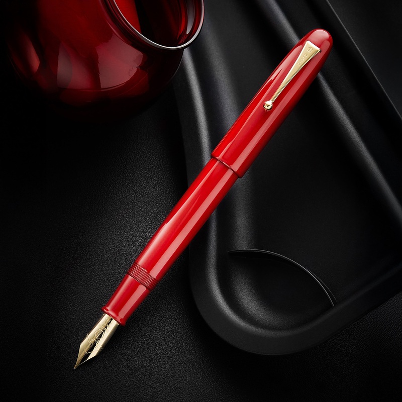Namiki Emperor Urushi Fountain Pen – Vermillion Fine Medium