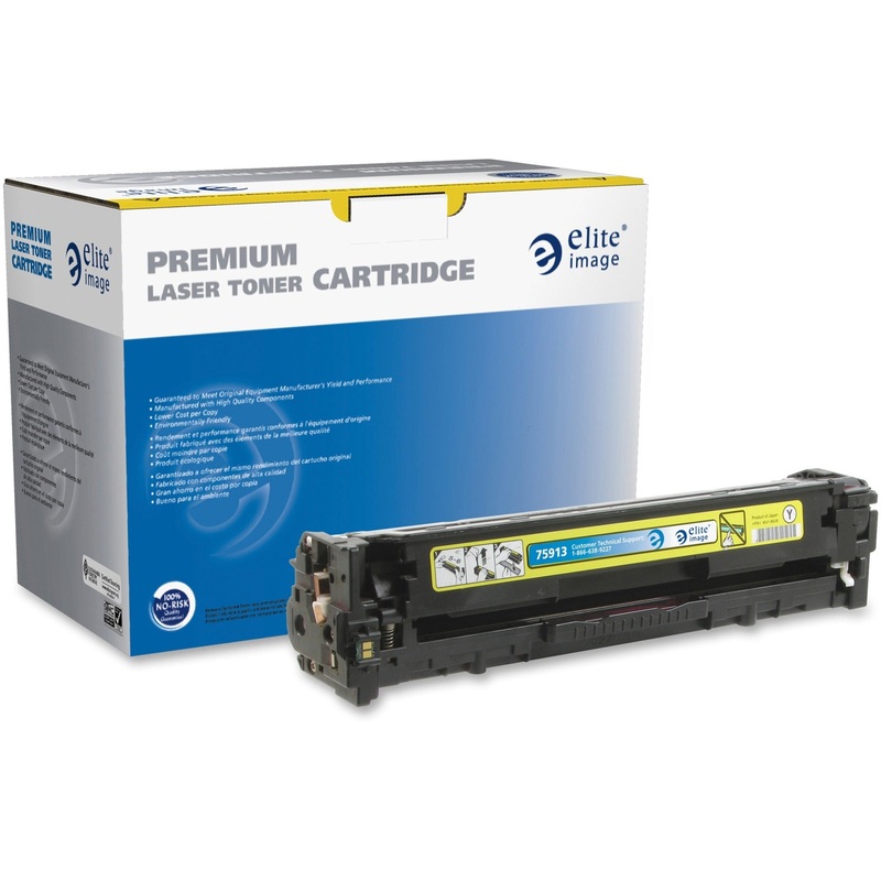 Elite Image Remanufactured Laser Toner Cartridge – Alternative for HP 131A (CF212A) – Yellow – 1 Each – 1800 Pages