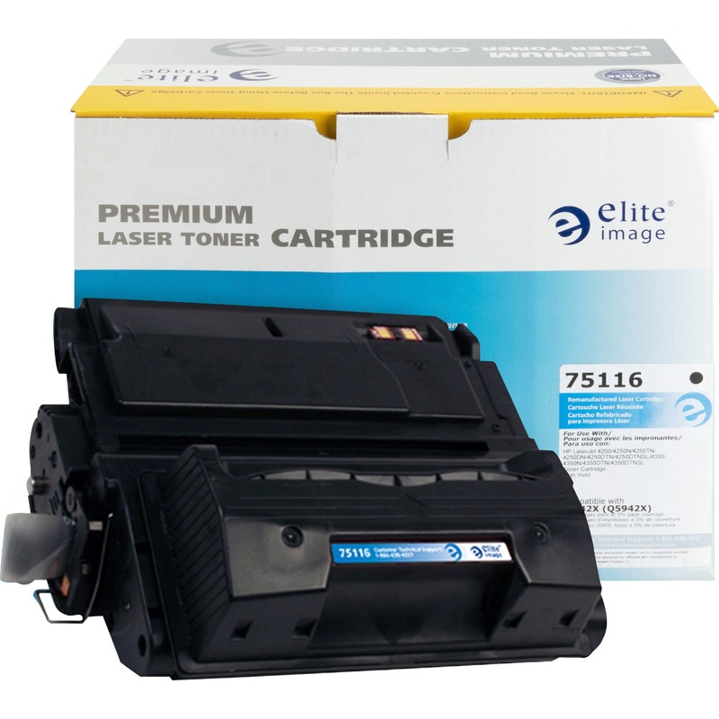 Elite Image Remanufactured Toner Cartridge – Alternative for HP 42X (Q5942X) – Laser – 20000 Pages – Black – 1 Each