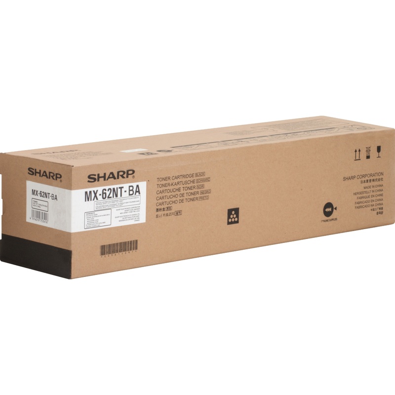 Sharp MX62NTBA Original Toner Cartridge – Laser – High Yield – 65000 Pages – Black – 1 Each