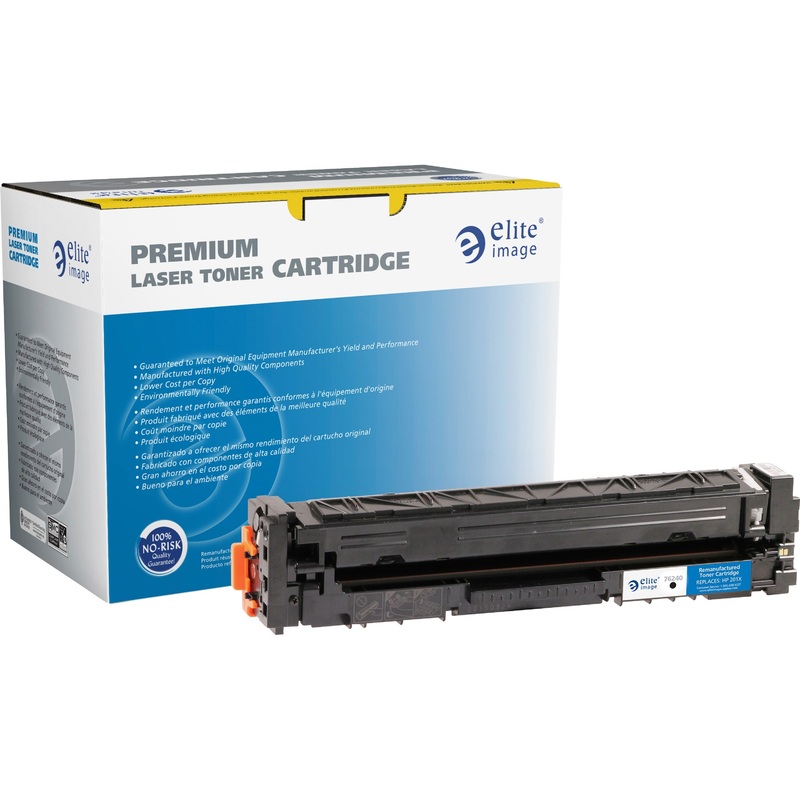 Elite Image Remanufactured High Yield Laser Toner Cartridge – Single Pack – Alternative for HP 201X (CF400X) – Black – 1 Each – 2800 Pages