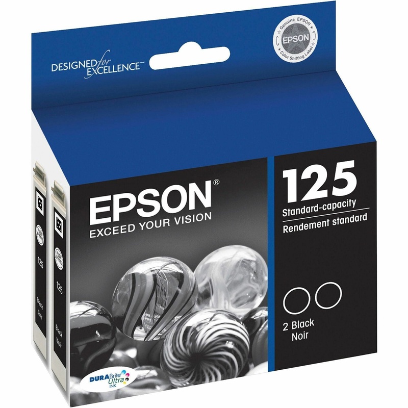 Epson DURABrite 125 Original Ink Cartridge – Inkjet – 230 Pages – Black – 2 / Pack