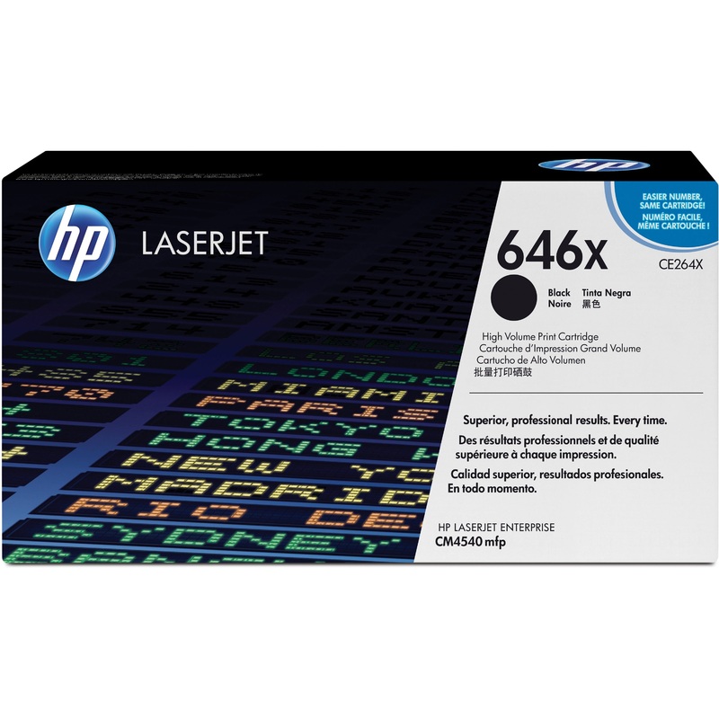 HP 646X (CE264X) Original Laser Toner Cartridge – Single Pack – Black – 1 Each – 17000 Pages