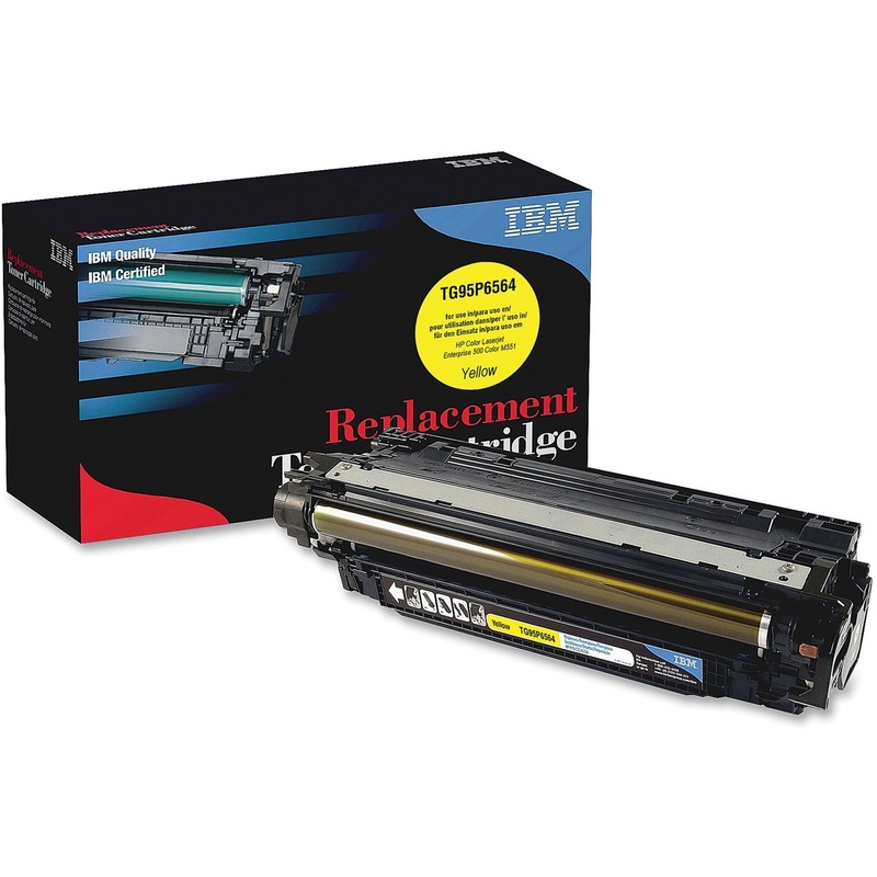 IBM Remanufactured Laser Toner Cartridge – Alternative for HP 507A (CE402A) – Yellow – 1 Each – 6000 Pages